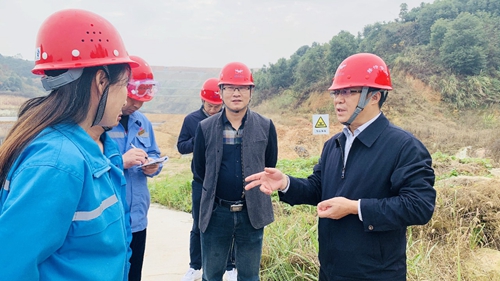 王大真到松滋肥業、楚星公司現場辦公(圖1)