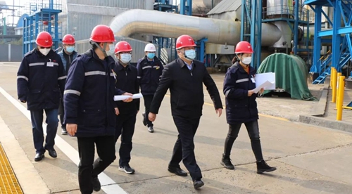 袁衛東、王大真到股份公司檢查督導疫情防控及安全生產工作(圖1) 袁衛東、王大真到股份公司檢查督導疫情防控及安全生產工作(圖1)