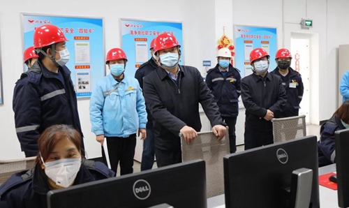 袁衛東、王大真到股份公司檢查督導疫情防控及安全生產工作(圖3) 袁衛東、王大真到股份公司檢查督導疫情防控及安全生產工作(圖3)