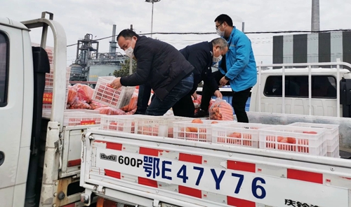 情義無價(jià)!山西蘭花公司采購一批生活物資馳援宜化(圖3) 情義無價(jià)!山西蘭花公司采購一批生活物資馳援宜化(圖3)