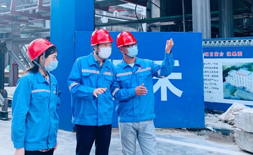 吳正新到TMP、TPO項目及松滋肥業(yè)新項目現(xiàn)場檢查指導工作(圖2)