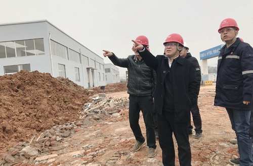 王大真到新材料公司、TPO項(xiàng)目現(xiàn)場(chǎng)和股份公司檢查工作(圖2) 王大真到新材料公司、TPO項(xiàng)目現(xiàn)場(chǎng)和股份公司檢查工作(圖2)