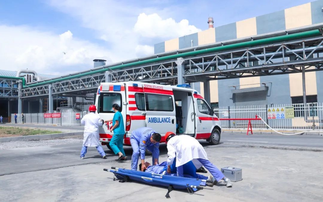 【安全生產月】以練筑防!青海宜化開展綜合應急救援演練(圖3) 圖片