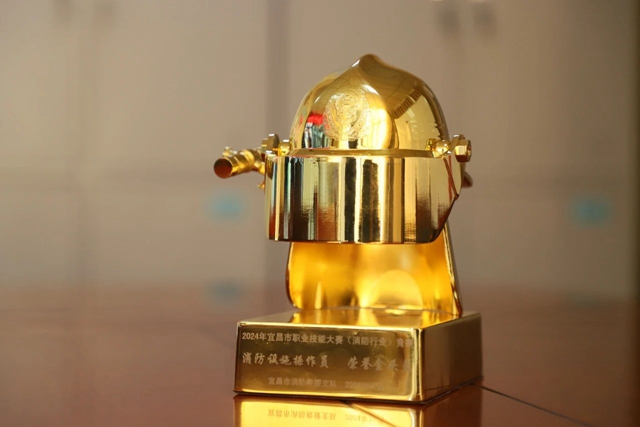 第一！股份公司鄢陽獲頒宜昌市消防設(shè)施操作員“榮譽金頭盔”(圖2)