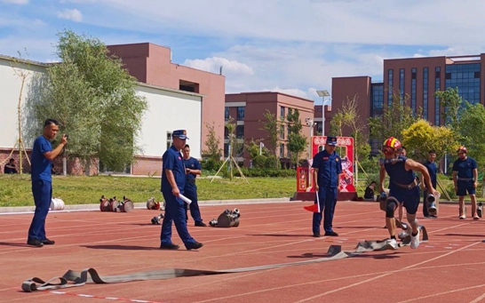 新疆宜化消防隊勇奪應急救援技能大比武團體一等獎(圖1)